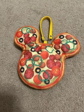 Tokyo Disney Mickey Pizza Print Wristlet